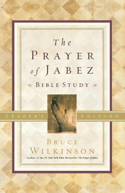 prayer of jabez bible study